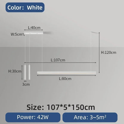 DecorBites™ Nordic LED Chandelier for Home Lighting
