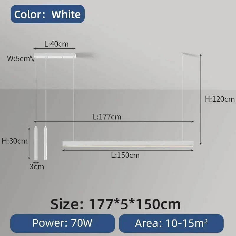 DecorBites™ Nordic LED Chandelier for Home Lighting