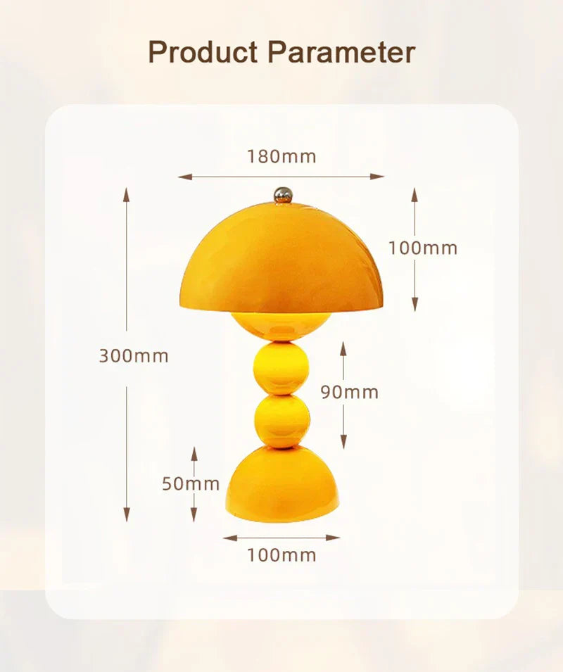 DecorBites™ Nordic LED Flowers Table Lamp USB Dimmable For Home Living Table Bedroom Bedside Room Decoration LED Night Lamps Desk Light