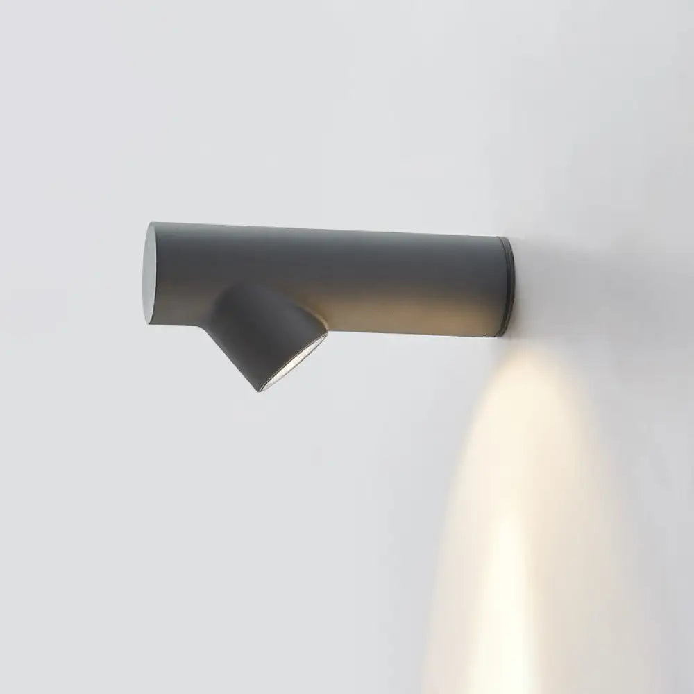 DecorBites™ Nordic Metal LED Wall Sconce in Black/Grey/White - Bedside Lighting Solutions