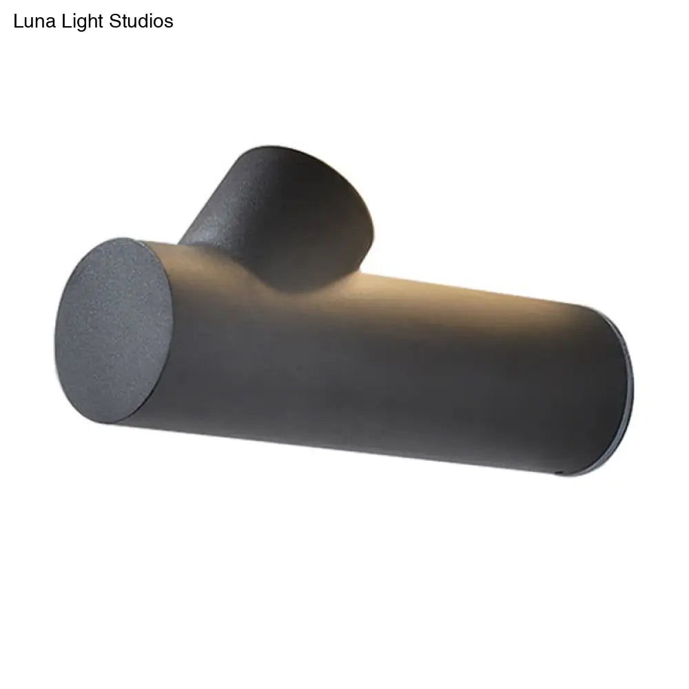 DecorBites™ Nordic Metal LED Wall Sconce in Black/Grey/White - Bedside Lighting Solutions
