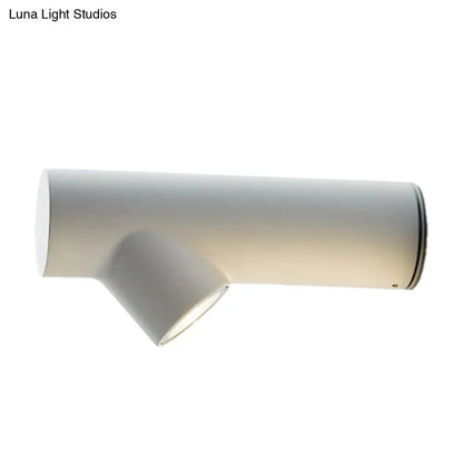 DecorBites™ Nordic Metal LED Wall Sconce in Black/Grey/White - Bedside Lighting Solutions