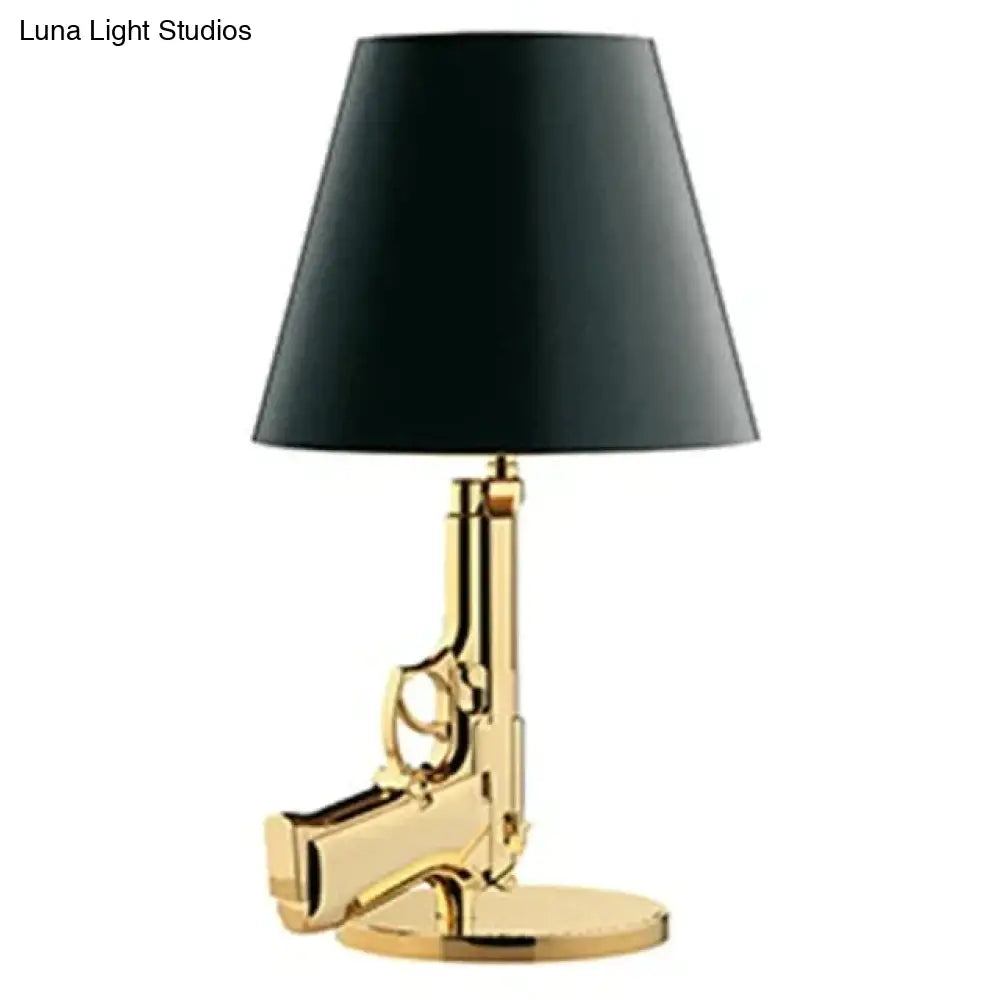 DecorBites™ Nordic Modern AK47 Gun_Lounge Silvery Gold Lustre Bedroom Lamp LED Floor Lamps Kids Children Room Fixtures Home Loft Decor