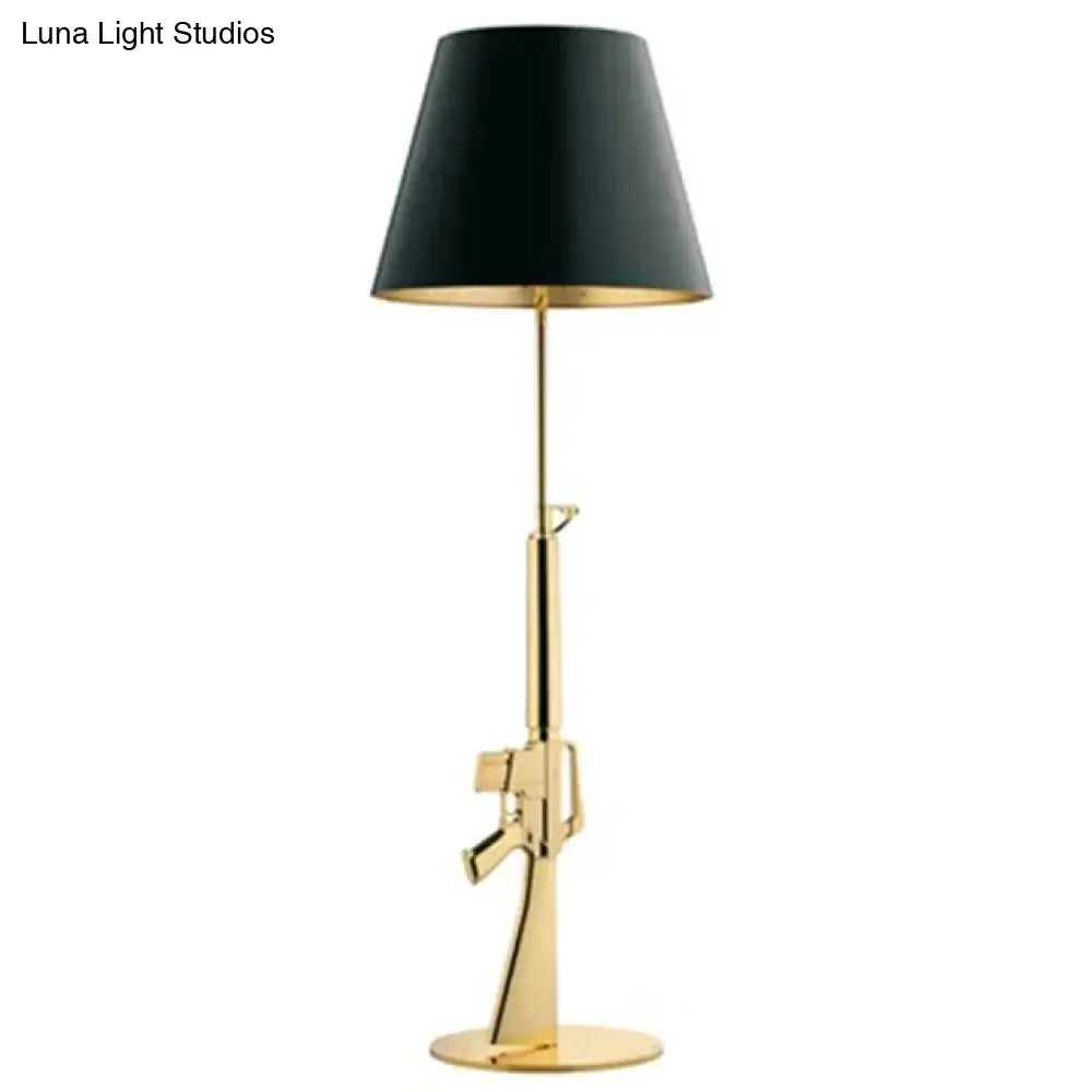 DecorBites™ Nordic Modern AK47 Gun_Lounge Silvery Gold Lustre Bedroom Lamp LED Floor Lamps Kids Children Room Fixtures Home Loft Decor
