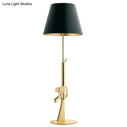 DecorBites™ Nordic Modern AK47 Gun_Lounge Silvery Gold Lustre Bedroom Lamp LED Floor Lamps Kids Children Room Fixtures Home Loft Decor