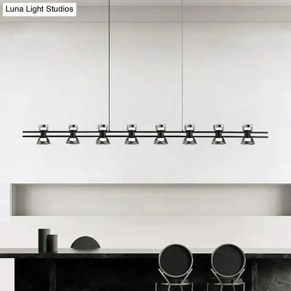 DecorBites™ Nordic modern minimalist light luxury bar LED strip lamp kitchen island table Light fixture