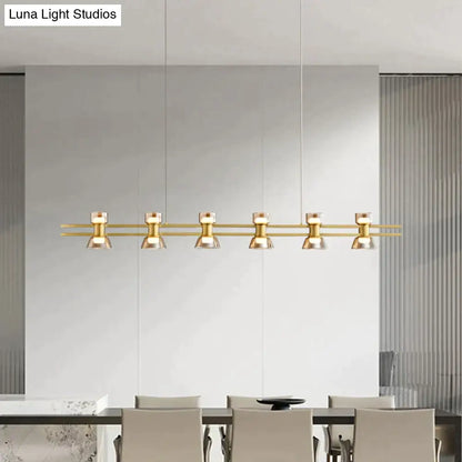 DecorBites™ Nordic modern minimalist light luxury bar LED strip lamp kitchen island table Light fixture