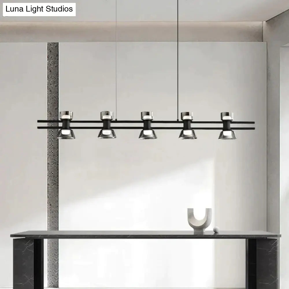 DecorBites™ Nordic modern minimalist light luxury bar LED strip lamp kitchen island table Light fixture
