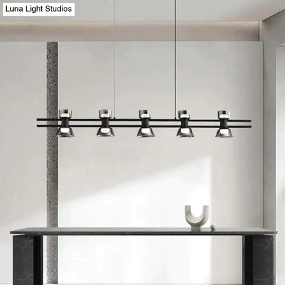 DecorBites™ Nordic modern minimalist light luxury bar LED strip lamp kitchen island table Light fixture