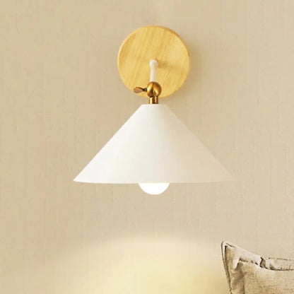 DecorBites™ Nordic Modern Rotatable Pyramid Wall Lighting in White, Metallic Sconce Light for Bedroom
