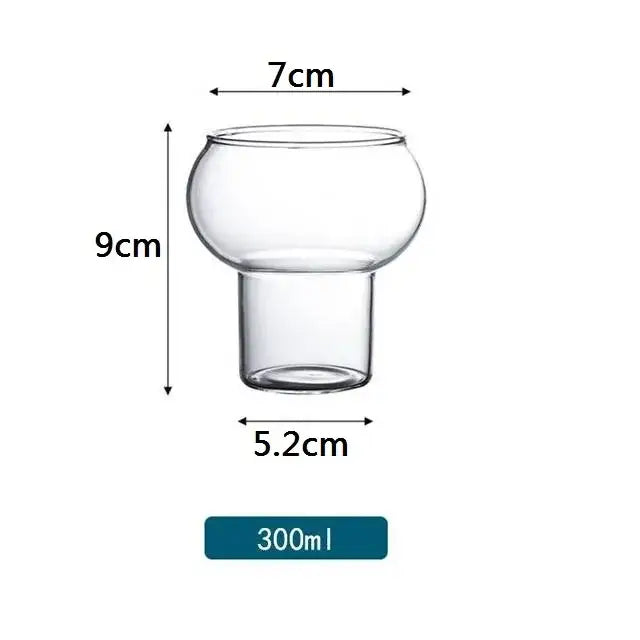 Nordic pink glass cocktail cups set dining room scalloped drinkware