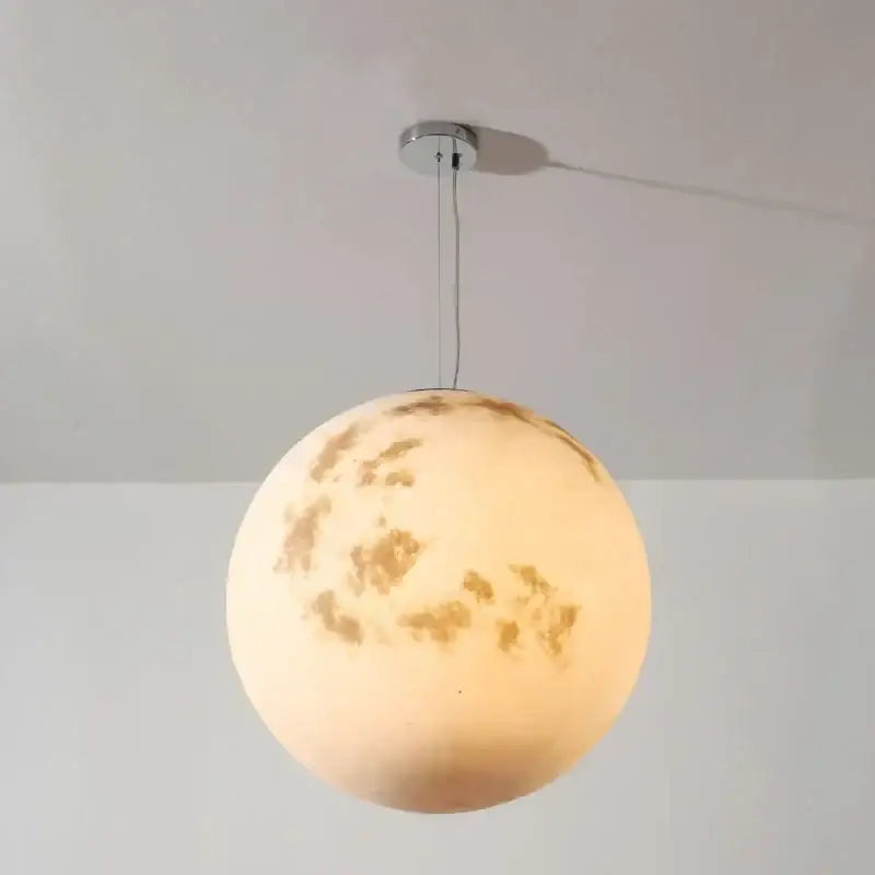 Nordic retro ball moon chandelier dining room pendant light
