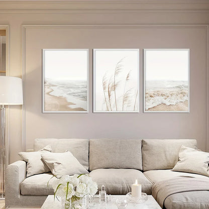 DecorBites™ Nordic Seascape Canvas Wall Art Set
