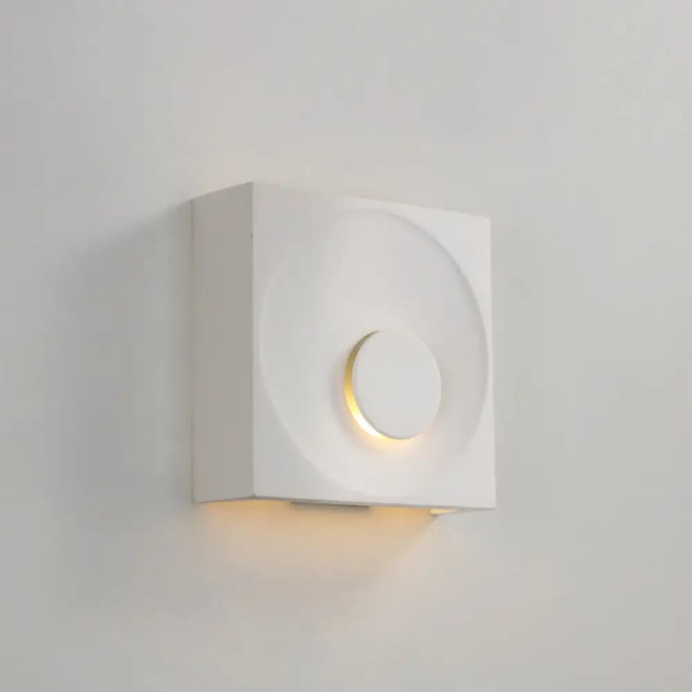 DecorBites™ Nordic Square LED Wall Sconce Light - Modern Cement Bedroom Lighting