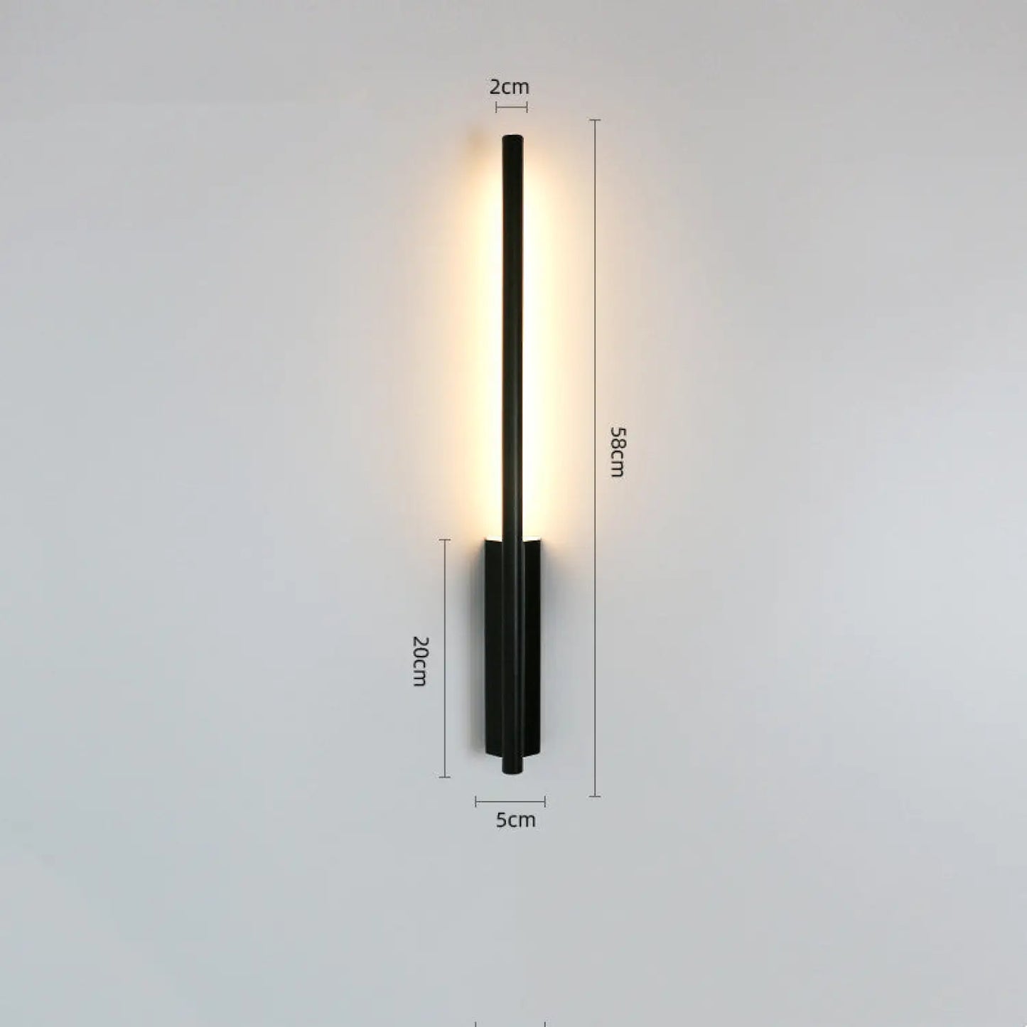 Nordic Style Wall Lamps for Living Room with Elegant Golden Lines