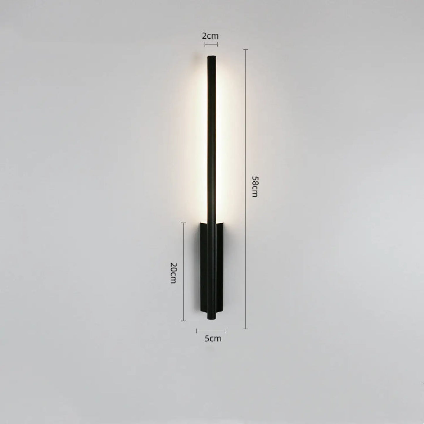 Nordic Style Wall Lamps for Living Room with Elegant Golden Lines