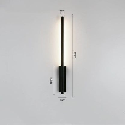 Nordic Style Wall Lamps for Living Room with Elegant Golden Lines