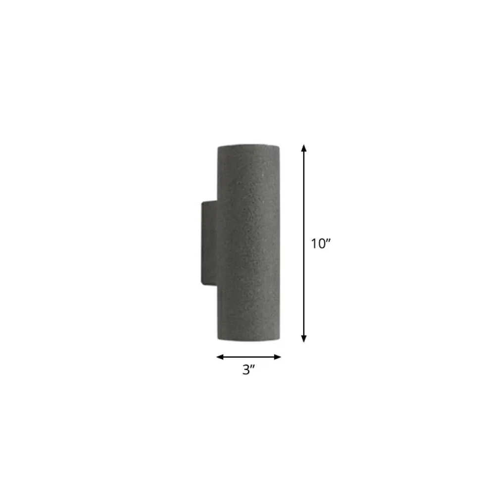 DecorBites™ Nordic Terrazzo Shade Up/Down Wall Sconce with 2-Bulb Cylindrical Lamp for Stairs