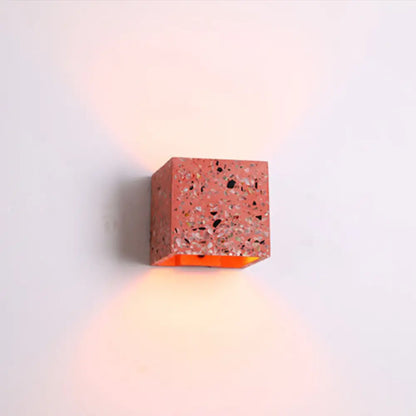 DecorBites™ Nordic Terrazzo Wall Sconce - Up Down Hotel Light (Red/White/Blue)