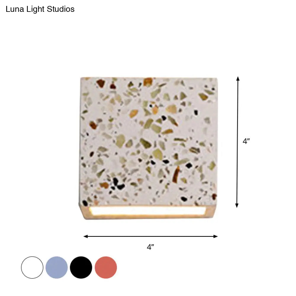 DecorBites™ Nordic Terrazzo Wall Sconce - Up Down Hotel Light (Red/White/Blue)