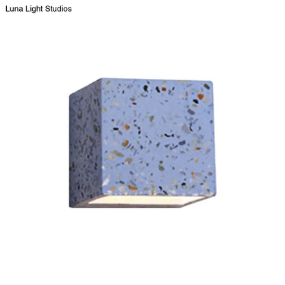 DecorBites™ Nordic Terrazzo Wall Sconce - Up Down Hotel Light (Red/White/Blue)