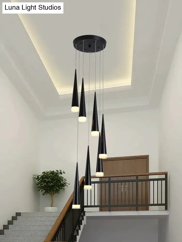 DecorBites™ Novelty LED Pendant Lamp dimmable Lights Kitchen Island Dining Room Shop Bar Counter Decoration Cylinder Pipe Pendant Lights