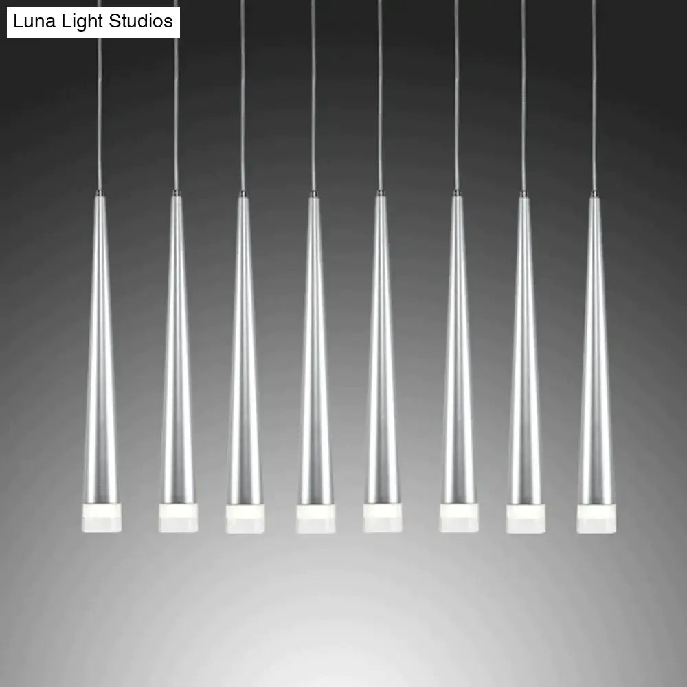 DecorBites™ Novelty LED Pendant Lamp dimmable Lights Kitchen Island Dining Room Shop Bar Counter Decoration Cylinder Pipe Pendant Lights