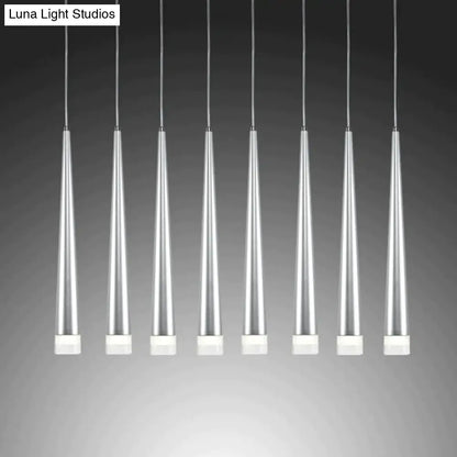 DecorBites™ Novelty LED Pendant Lamp dimmable Lights Kitchen Island Dining Room Shop Bar Counter Decoration Cylinder Pipe Pendant Lights