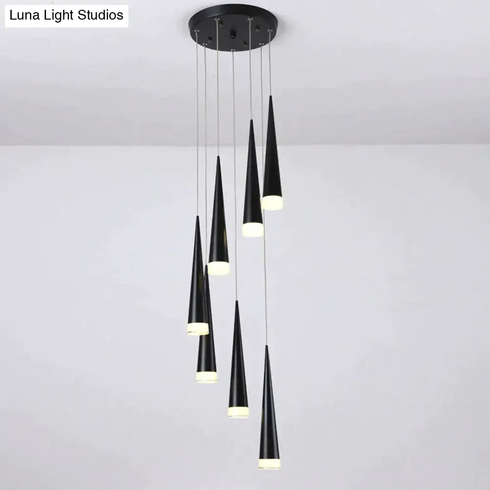 DecorBites™ Novelty LED Pendant Lamp dimmable Lights Kitchen Island Dining Room Shop Bar Counter Decoration Cylinder Pipe Pendant Lights