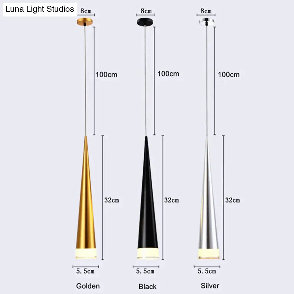 DecorBites™ Novelty LED Pendant Lamp dimmable Lights Kitchen Island Dining Room Shop Bar Counter Decoration Cylinder Pipe Pendant Lights