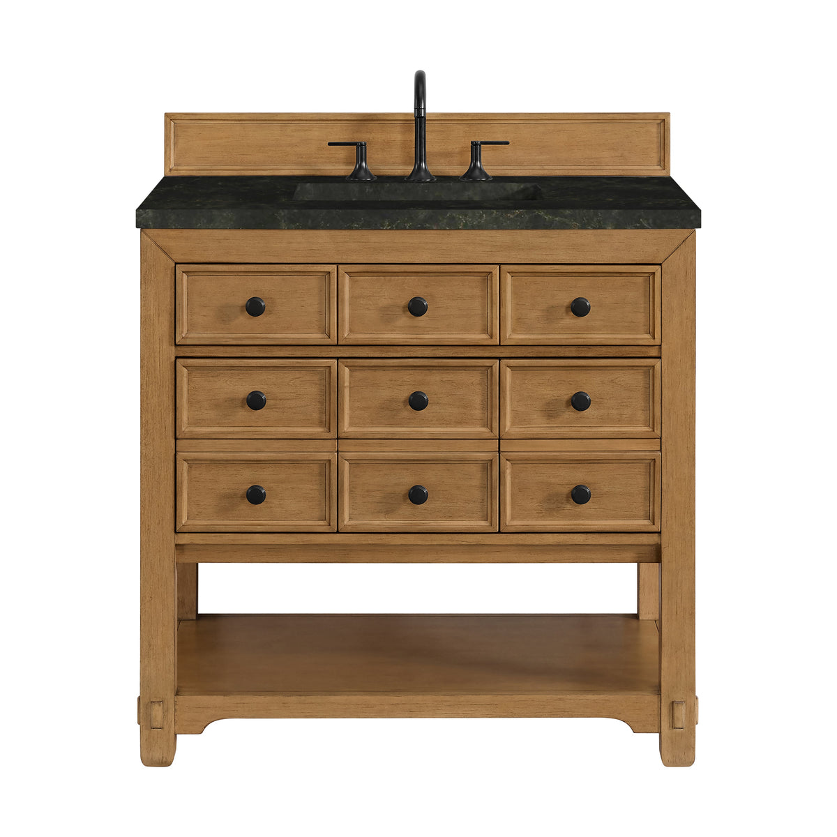 James Martin Malibu 36" Single Bathroom Vanity, Amber Birch