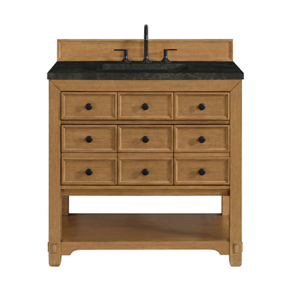 James Martin Malibu 36" Single Bathroom Vanity, Amber Birch