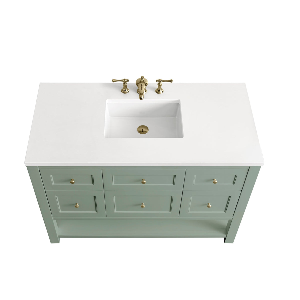 James Martin Breckenridge 48" Single Bathroom Vanity, Smokey Celadon