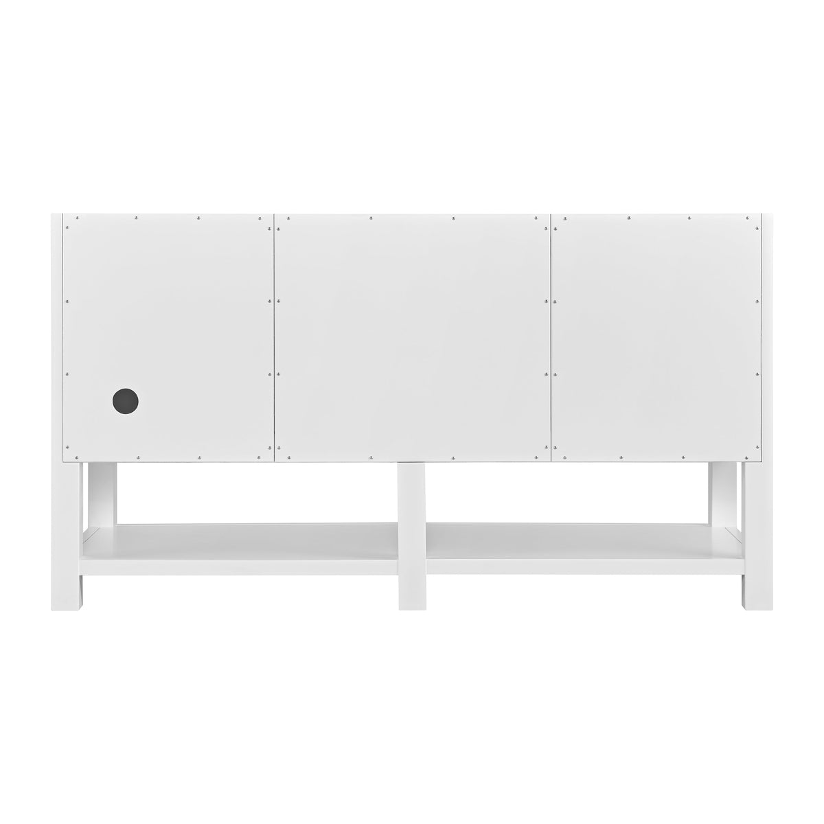 James Martin Breckenridge 60" Double Bathroom Vanity, Bright White
