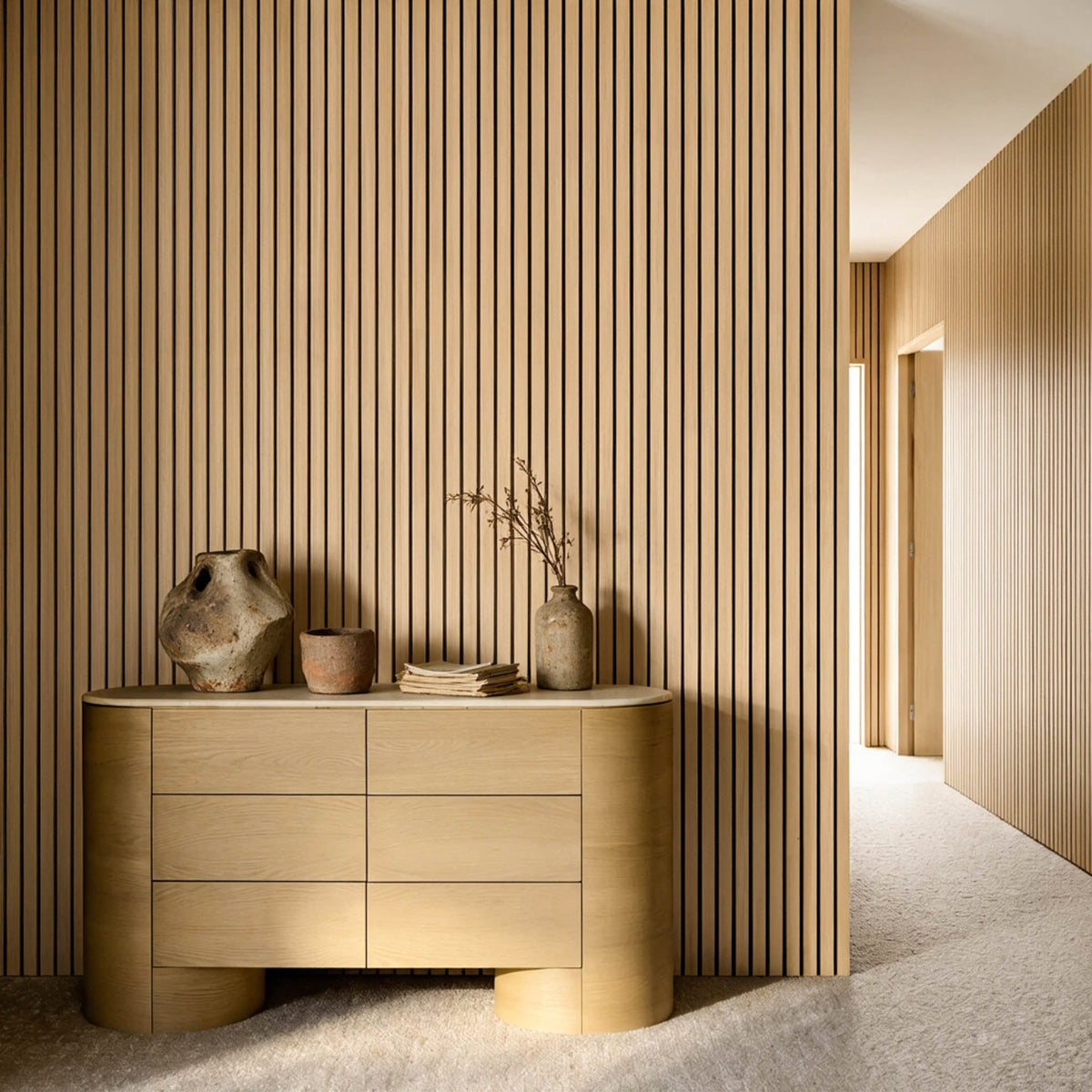 Acoustic Wide Slat Panel