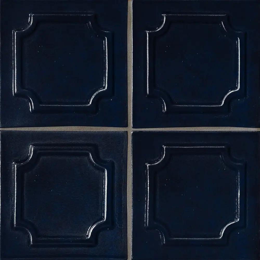 Obsidian Crackled Era Ombre Ceramic Accent Tiles 6x6