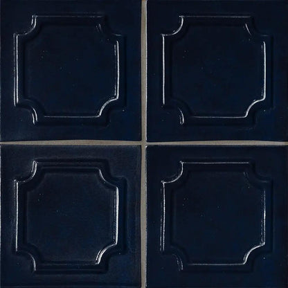 Obsidian Crackled Era Ombre Ceramic Accent Tiles 6x6