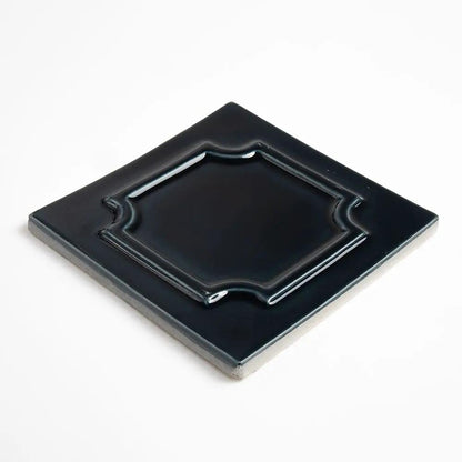 Obsidian Crackled Era Ombre Ceramic Accent Tiles 6x6