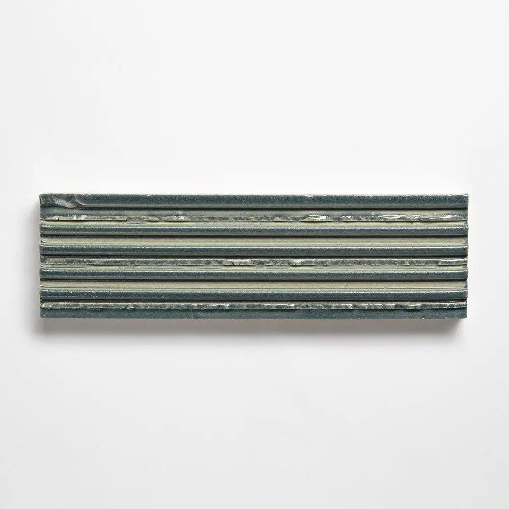 Ocean Leather Fluted Thin Brick Tiles 2 1/4x7 9/16