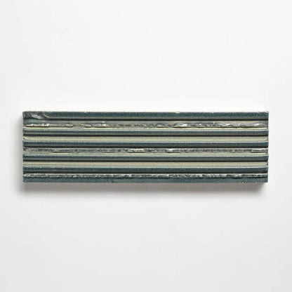 Ocean Leather Fluted Thin Brick Tiles 2 1/4x7 9/16