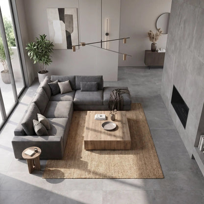 Octo Grey Porcelain Tiles 24x48