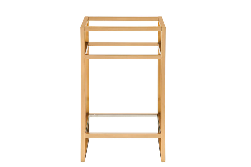 James Martin Boston 20" Console Base, Radiant Gold