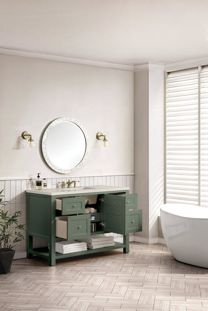 James Martin Breckenridge 48" Single Bathroom Vanity, Smokey Celadon