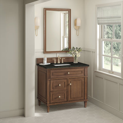 James Martin Lorelai 36" Single Bathroom Vanity, Mid-Century Walnut