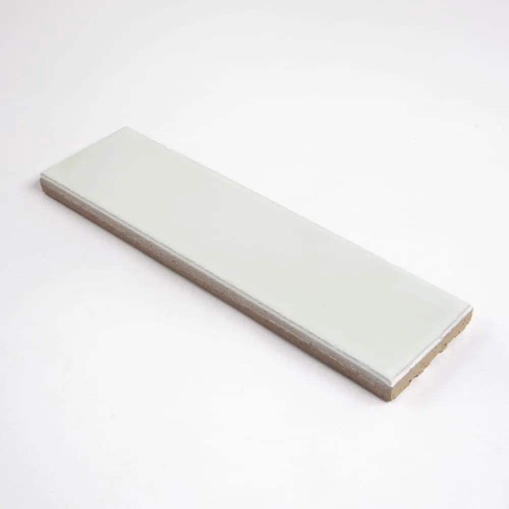 Off White Glossy Ceramic Tiles 2 1/4 X 7 9/16