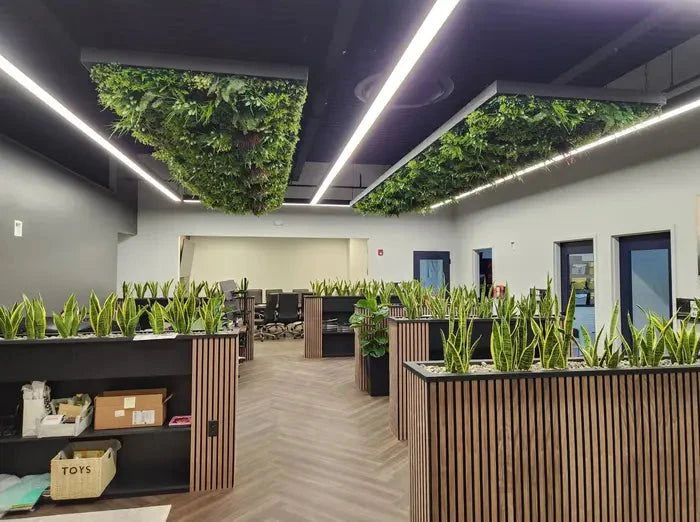 Amazon Jungle Artificial Vertical Garden Green Wall Panel 40×40in 11 SQ FT – UV Resistant – Commercial Grade