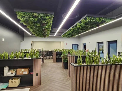 Lush Spring Artificial Vertical Garden Green Wall Panel 40×40in 11 SQ FT – UV Resistant – Commercial Grade
