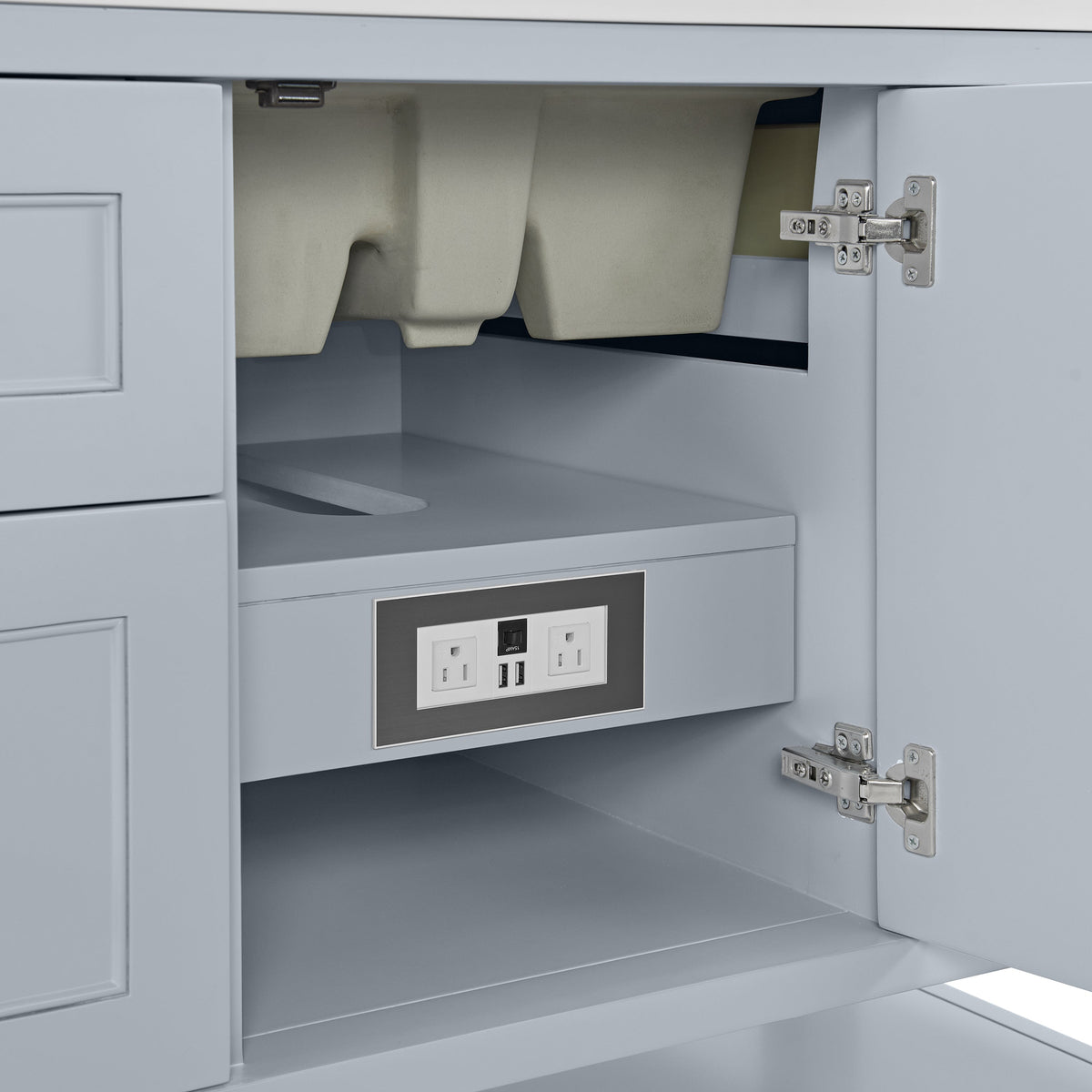 James Martin Breckenridge 48" Single Bathroom Vanity, Serenity Blue