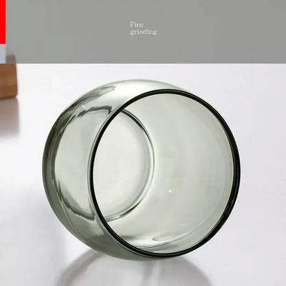 Olive green glass tea cup set for dining room kung fu tea