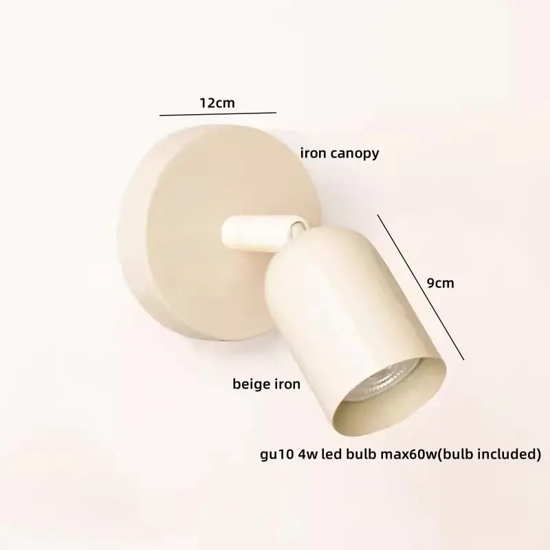 Olive green metal led wall sconce with pull chain for stairwell